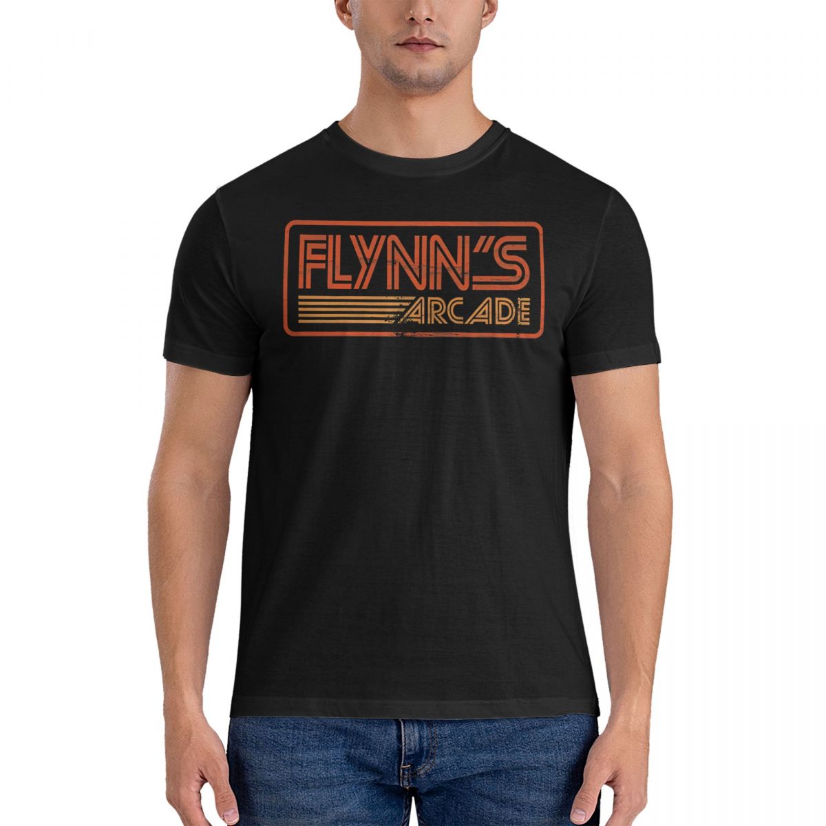 Esports Gaming T Shirt - Flynn 남성용 코튼 캐주얼 티셔츠, 라운드
