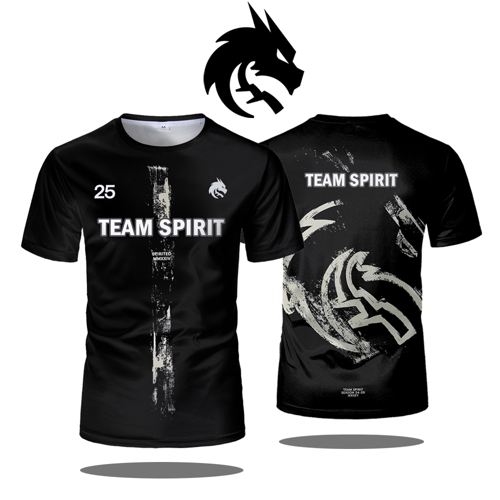 Esports Gaming T Shirt - 팀 스피릿 2025 새 유니폼 CS2