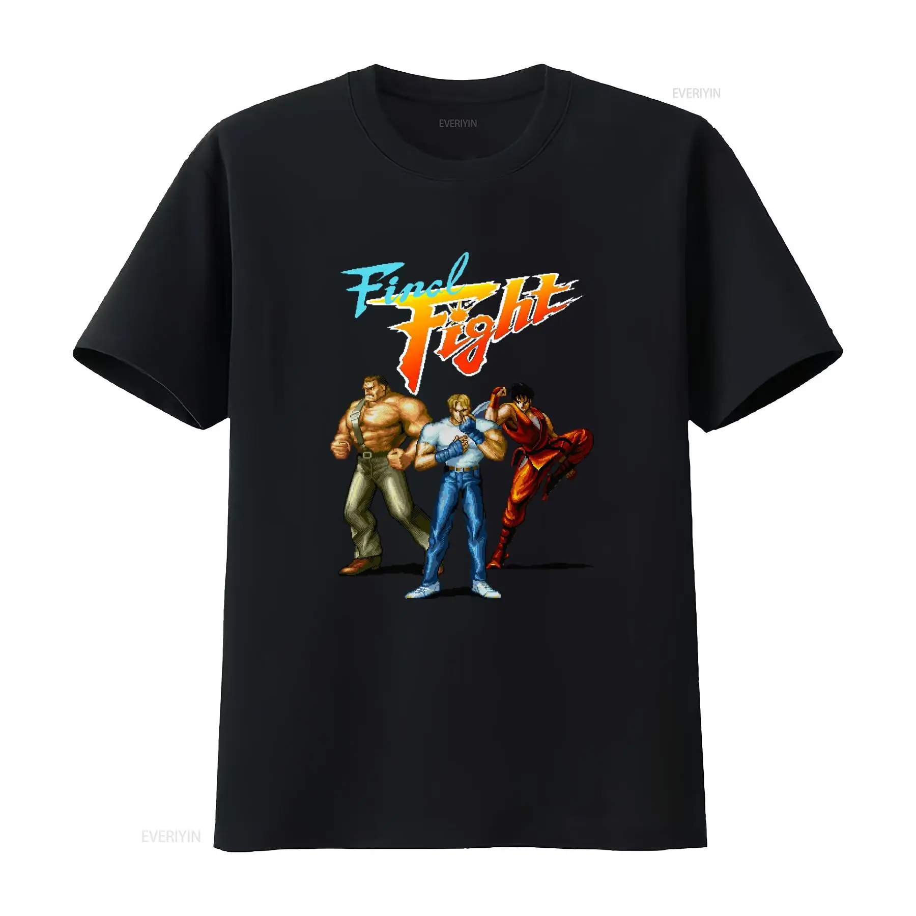 Esports Gaming T Shirt - 레트로 SNES 아케이드 파이널 파이트 박스