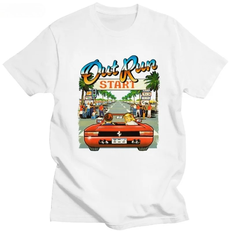 Esports Gaming T Shirt - 일본 아케이드 레이싱 비디오 게임 OutRun