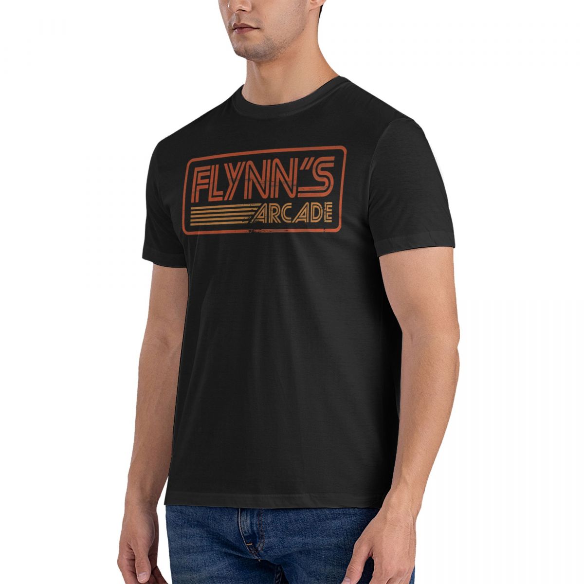 Flynn 남성용 코튼 캐주얼 티셔츠, 라운드 칼라 아 - Esports Gaming T Shirt 리뷰 및 가격