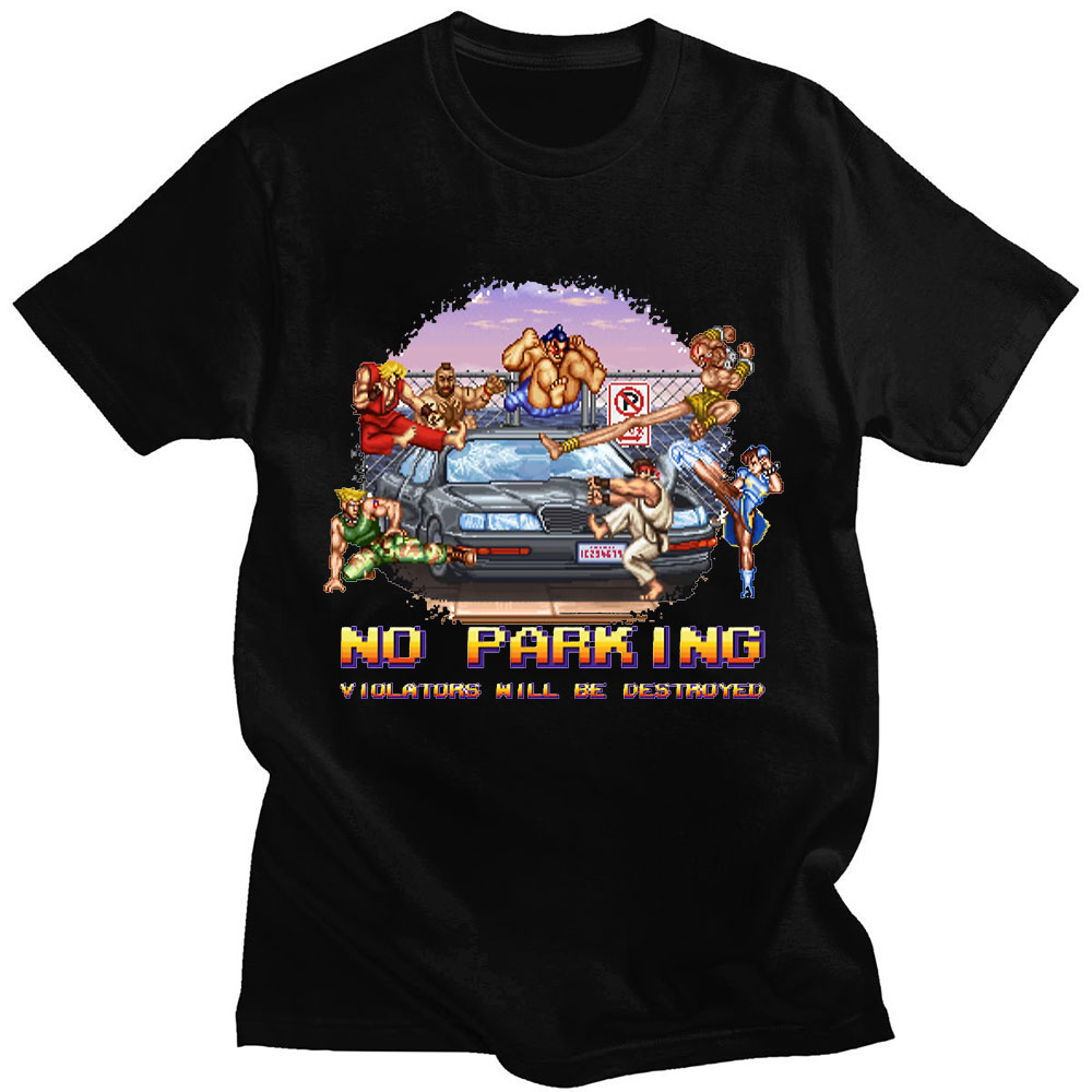 주차 위반자는 파괴되지 않습니다. 스트리트 파이터 T  - Esports Gaming T Shirt 리뷰 및 가격