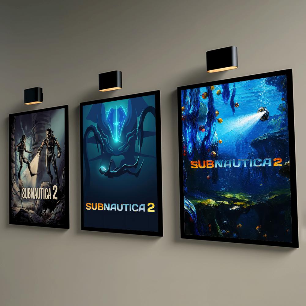 S-SubnauticaS 2 포스터 HD 벽 장식 게임 - Esports Gaming Lounge 리뷰 및 가격