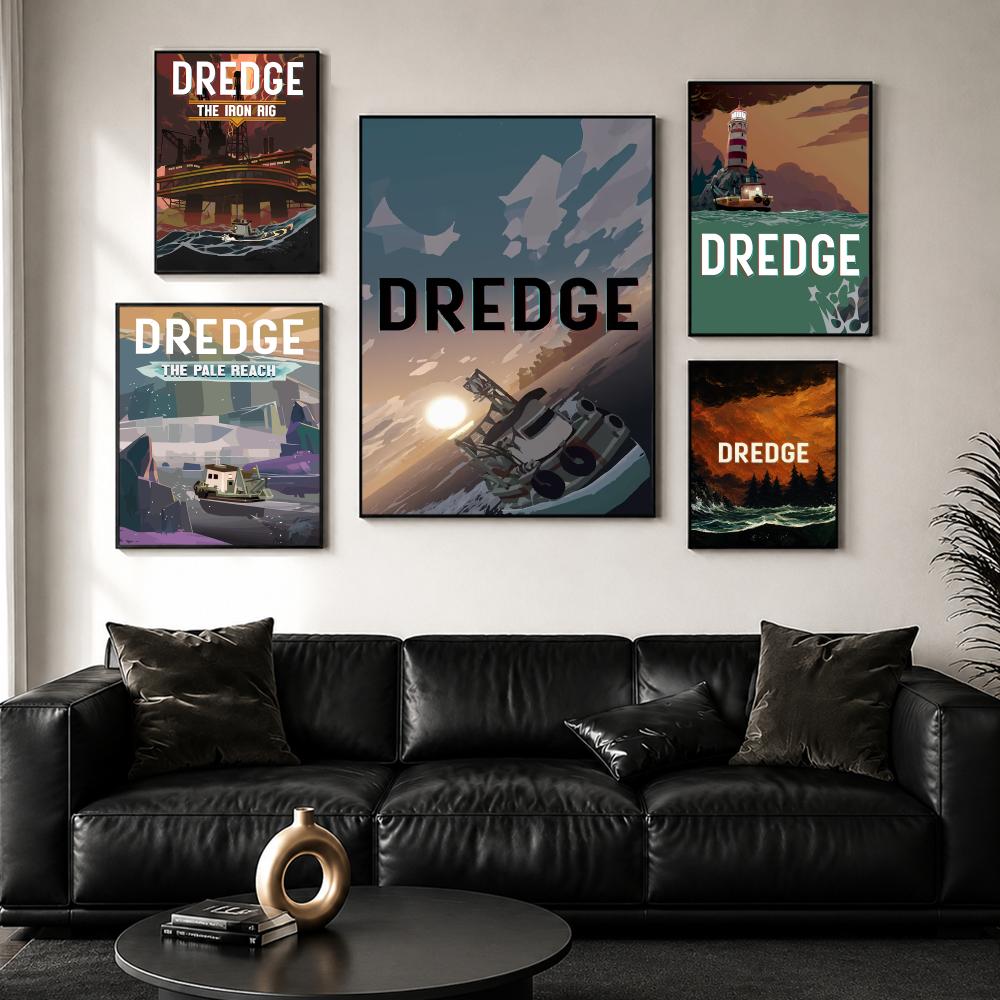 D-DredgeS 게임 포스터 벽 포스터 자체 접착식  - Esports Gaming Lounge 리뷰 및 가격