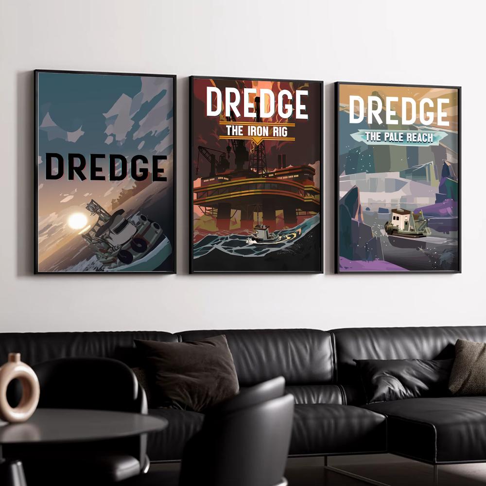 D-DredgeS 게임 포스터 벽 포스터 자체 접착식  - Esports Gaming Lounge 리뷰 및 가격