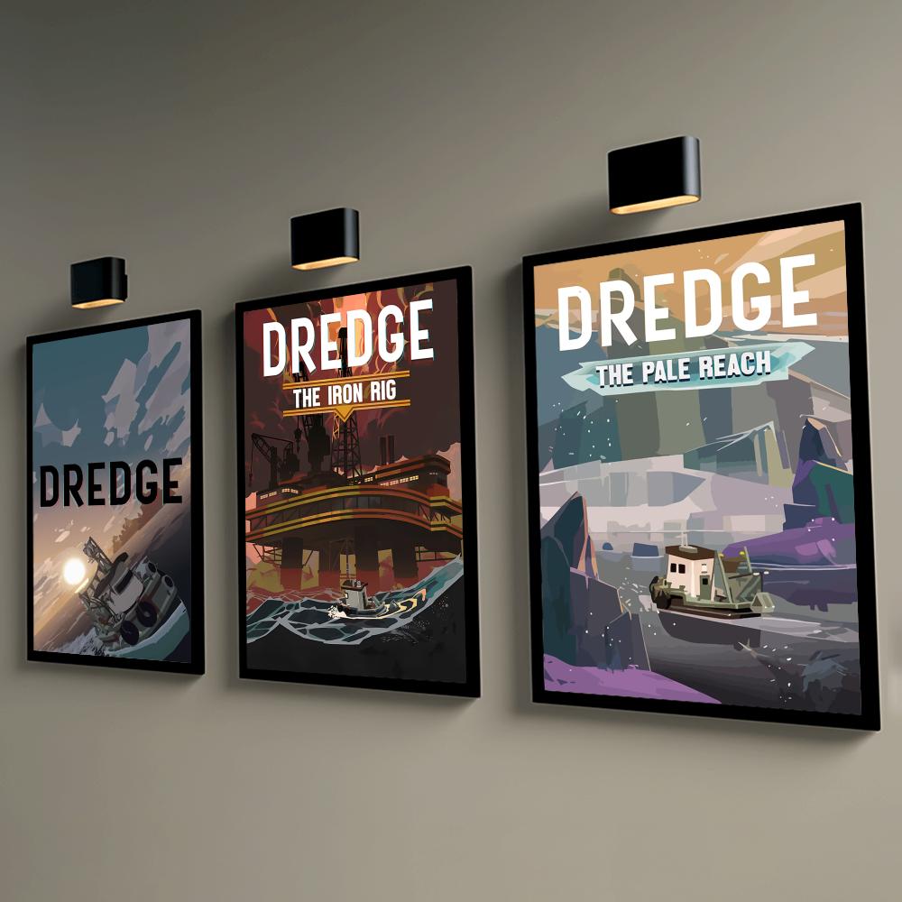 D-DredgeS 게임 포스터 벽 포스터 자체 접착식  - Esports Gaming Lounge 리뷰 및 가격