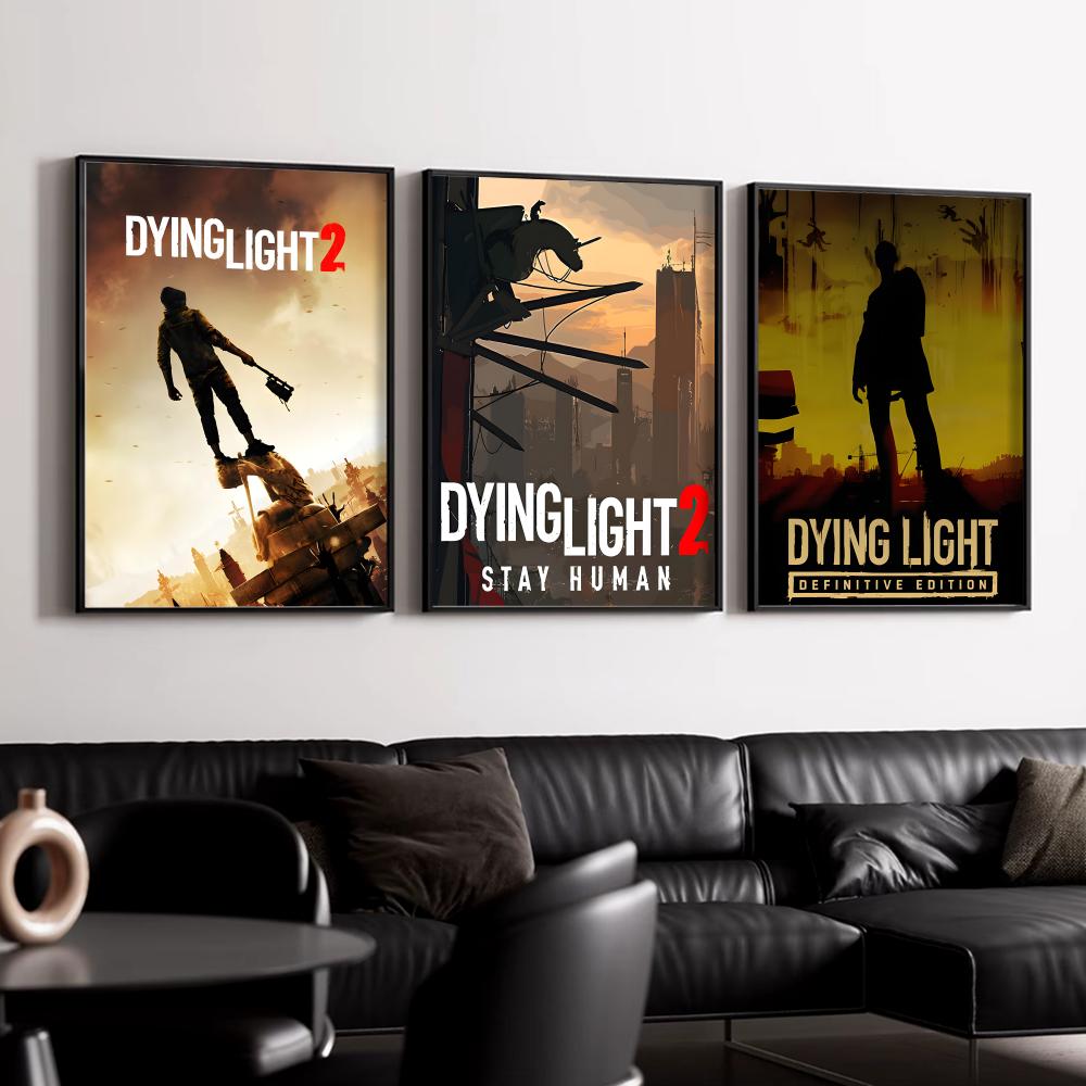 D-Dying L-LightS 포스터 HD 벽 장식 게 - Esports Gaming Lounge 리뷰 및 가격