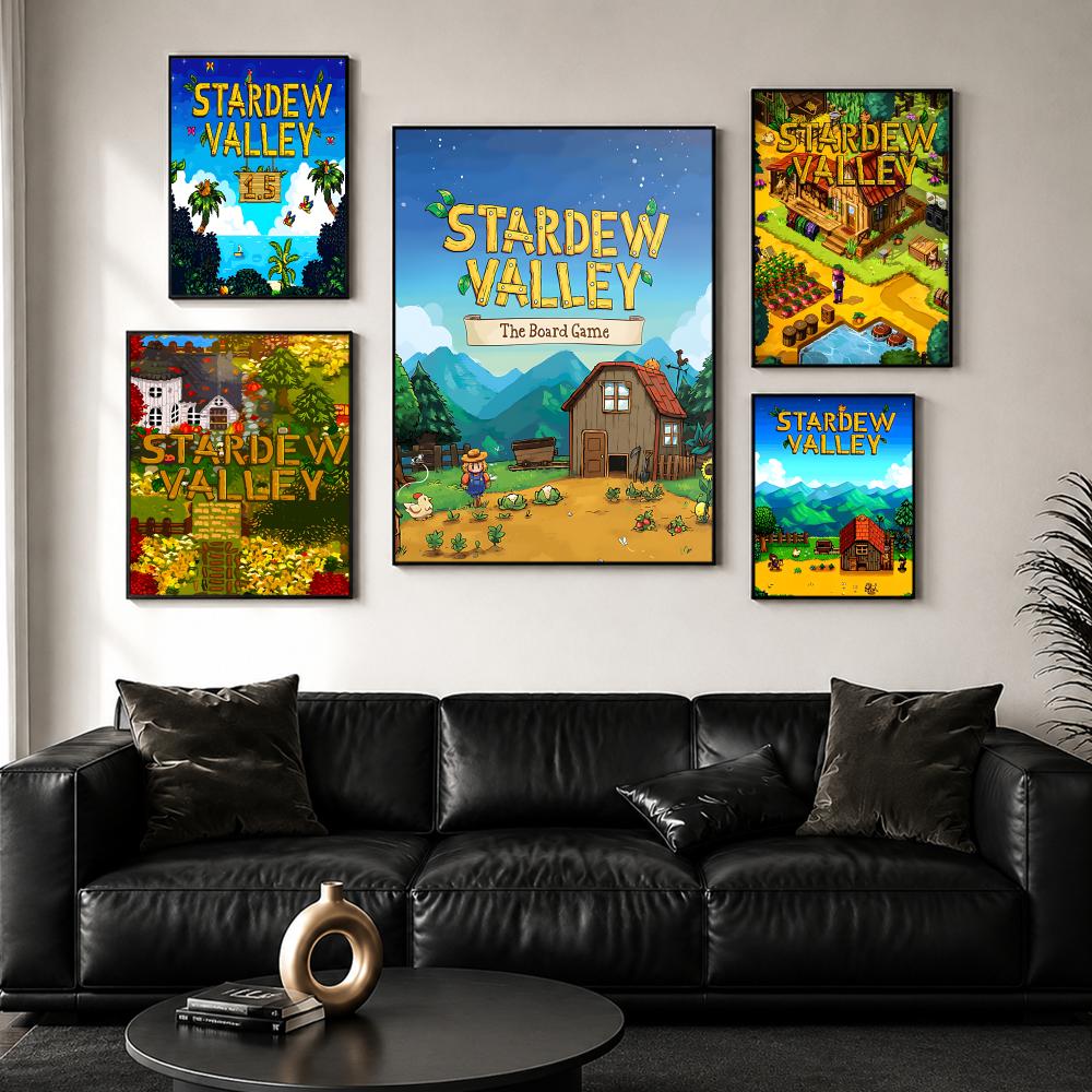 S-Stardew V-ValleyS 포스터 HD 벽 장 - Esports Gaming Lounge 리뷰 및 가격