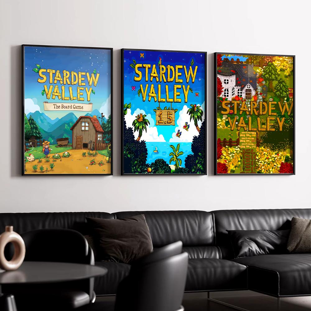 S-Stardew V-ValleyS 포스터 HD 벽 장 - Esports Gaming Lounge 리뷰 및 가격