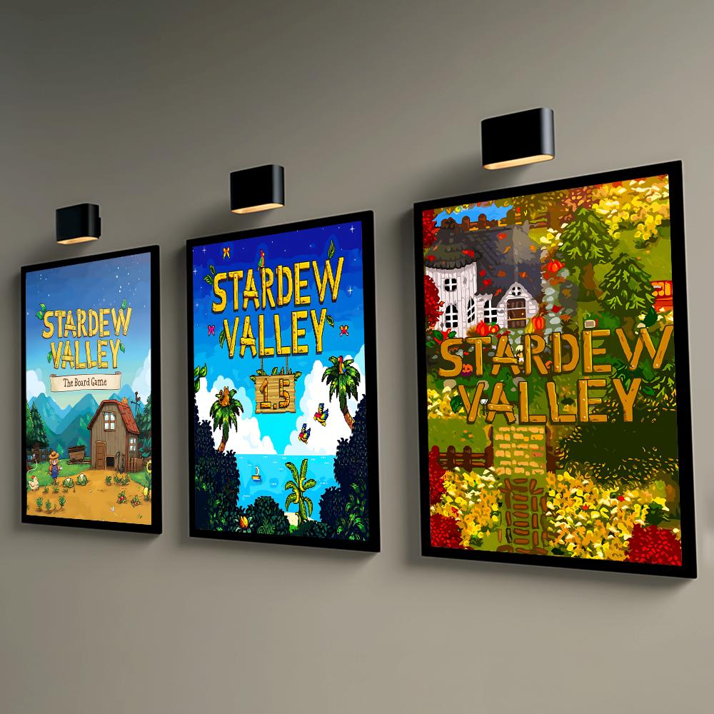 S-Stardew V-ValleyS 포스터 HD 벽 장 - Esports Gaming Lounge 리뷰 및 가격